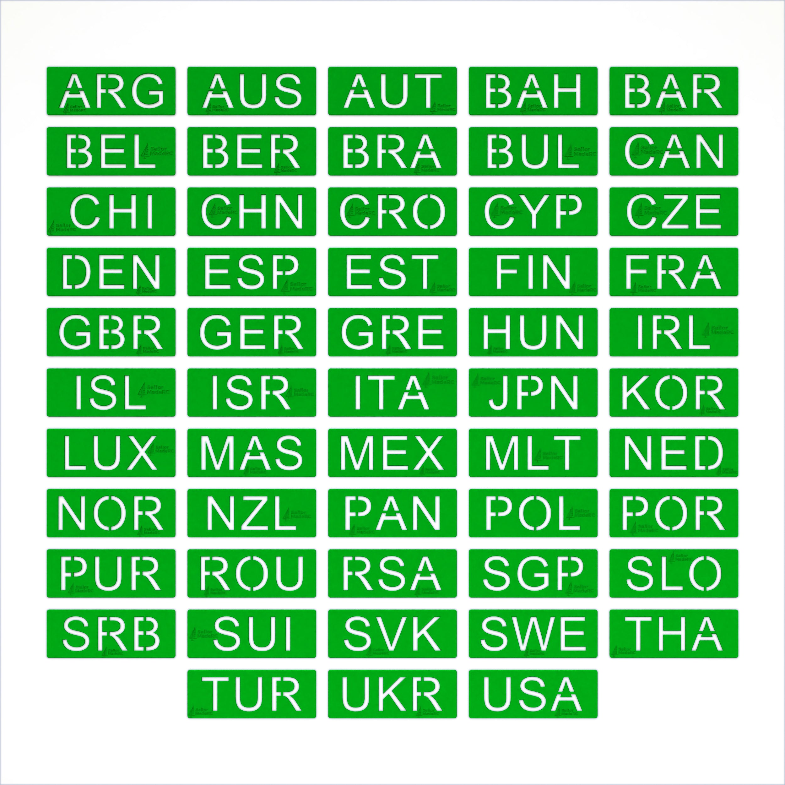 Country Lettering 40 mm