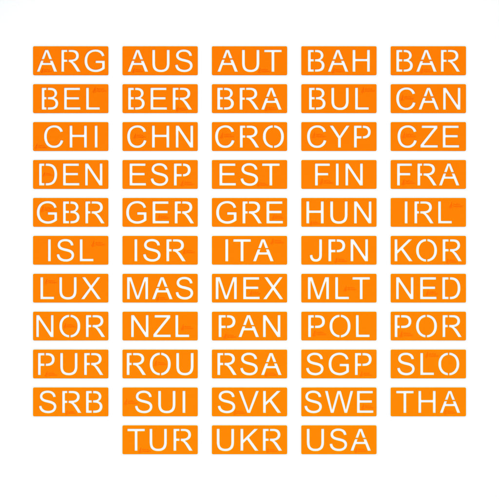 Country Lettering 60 mm