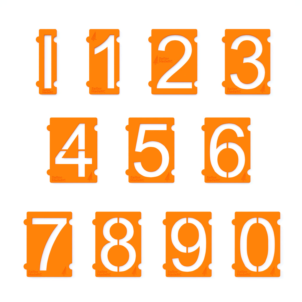 Sail Numbers 100 mm