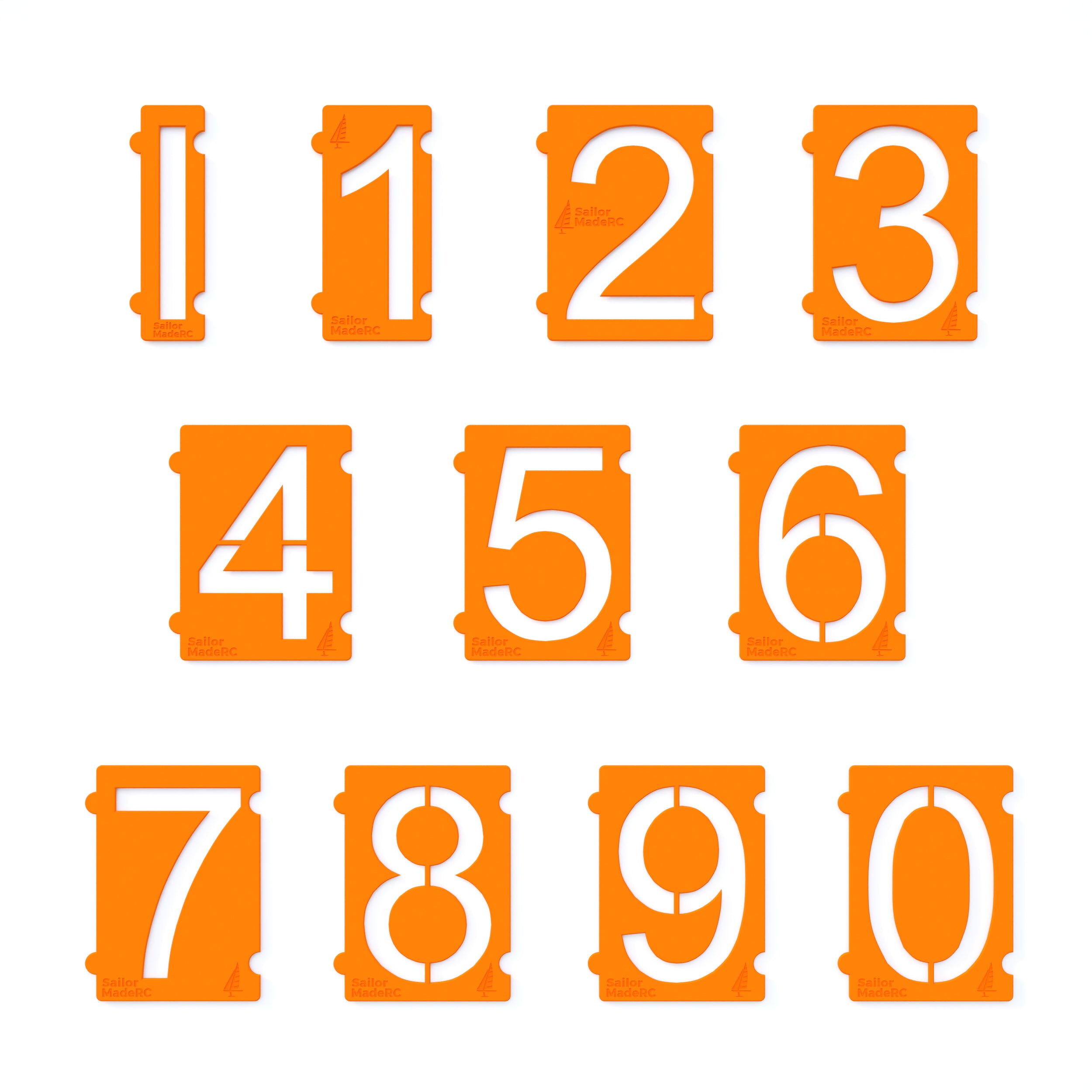 Sail Numbers 100 mm