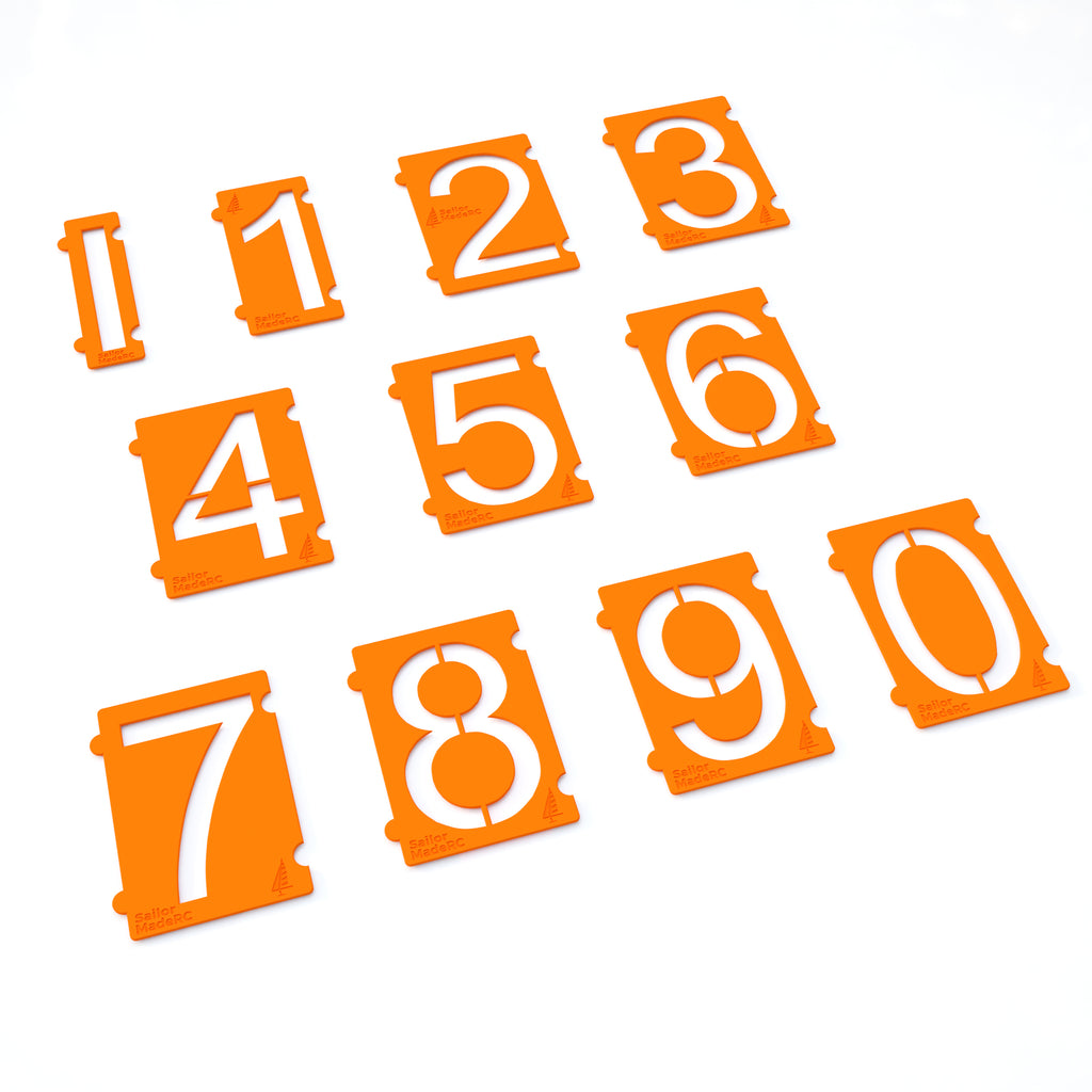 Sail Numbers 100 mm