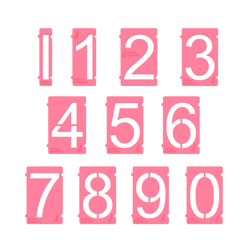 Sail Numbers 80 mm