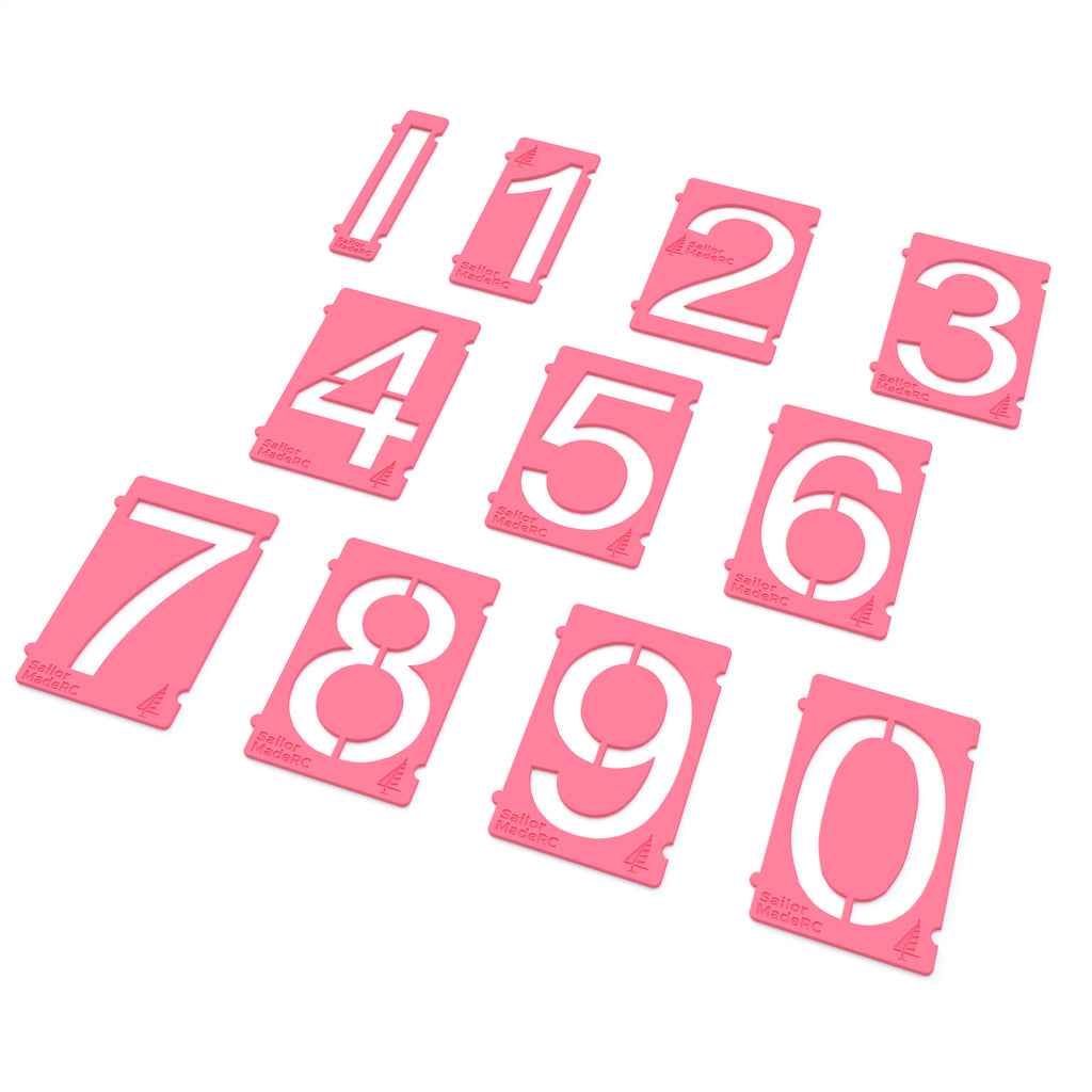 Sail Numbers 80 mm